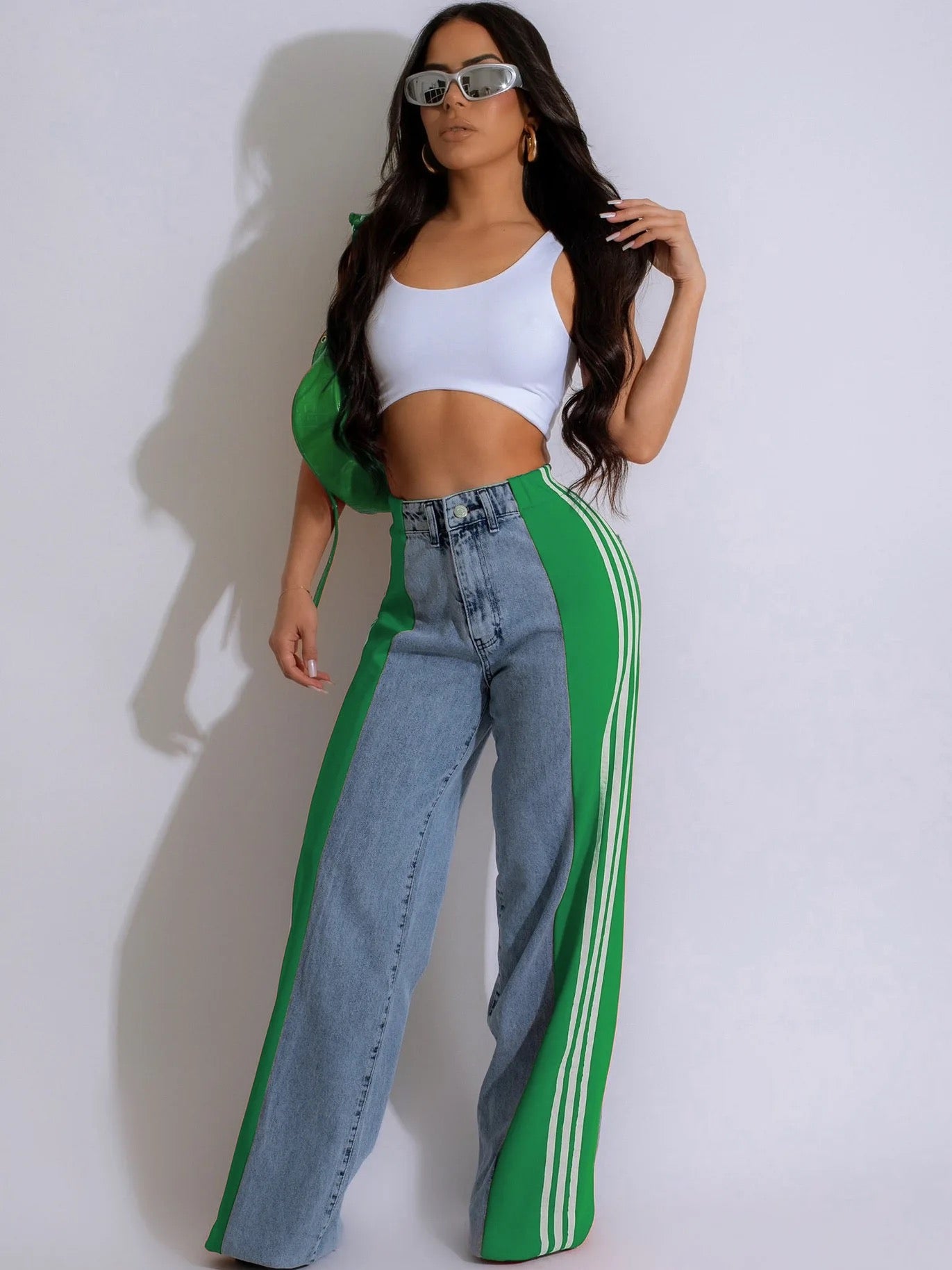 High Waist Wide Leg Jeans